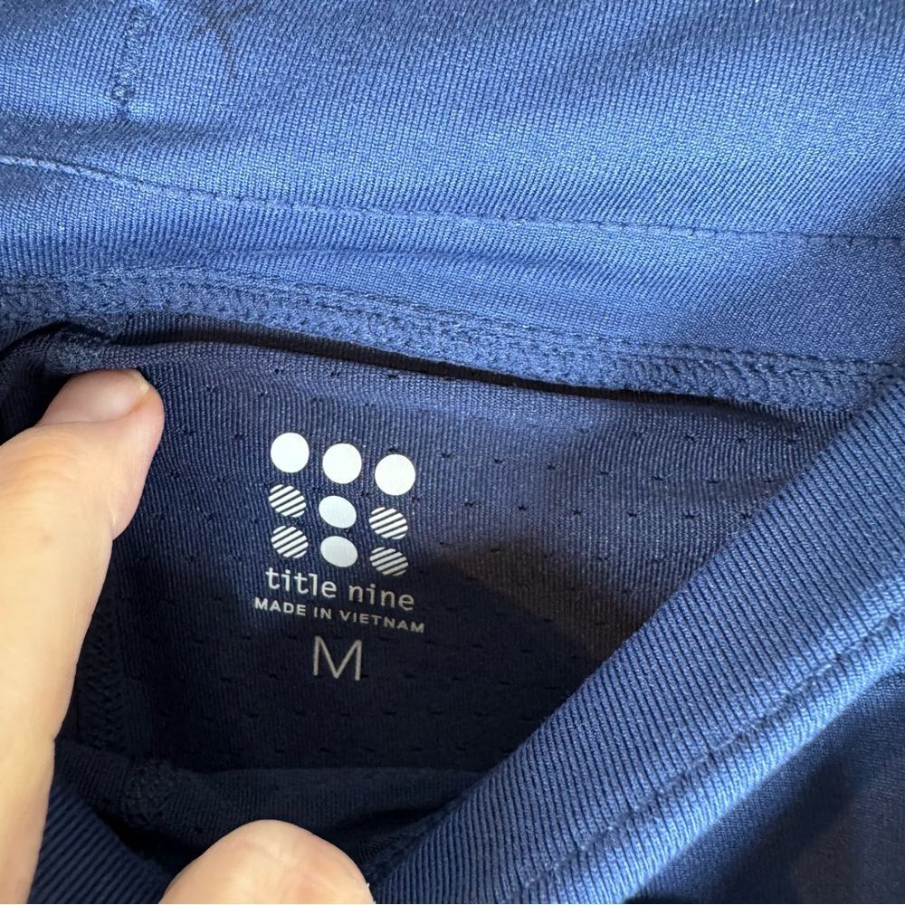 NWT Title Nine Dreamtasic Skort Navy Blue Activewear Hiking Pickleball Medium - Picture 4 of 8